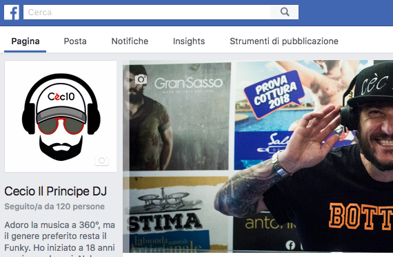 Cecio Il Principe DJ - Social web strategy